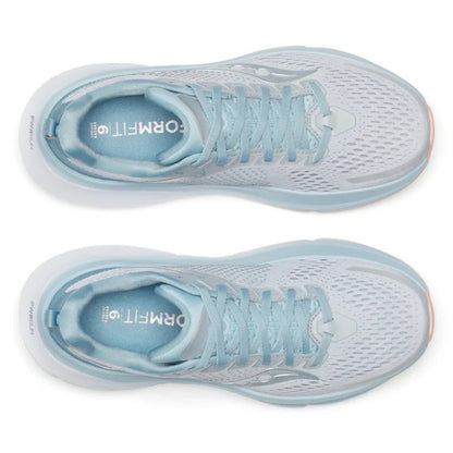 Cloud/Topaz Saucony running shoe with light blue cushioning