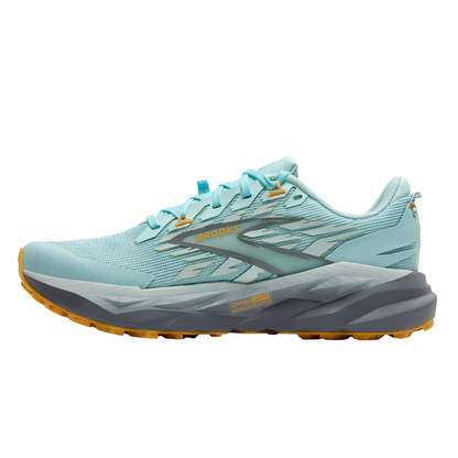 BROOKS SHOE CASCADIA 19 WN CLEARWATER/PRIMER GREY/APRICOT (AW25)