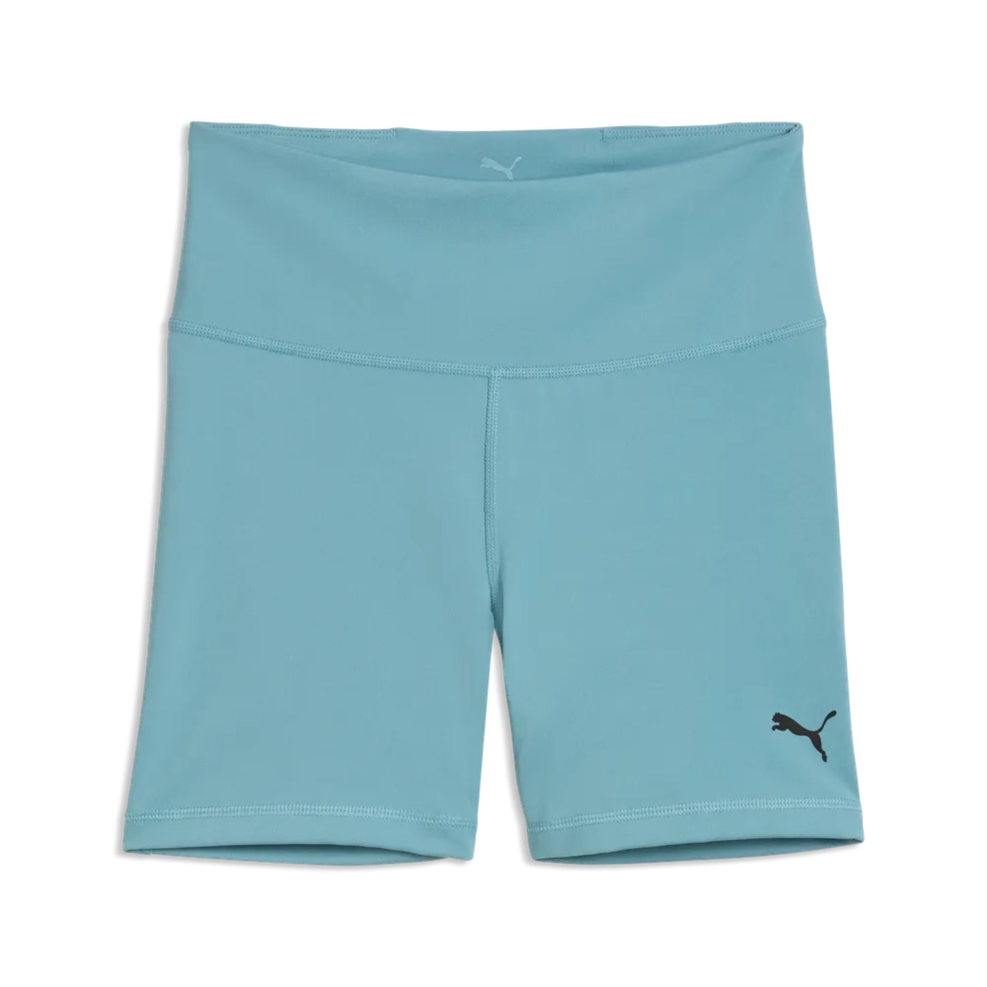 Light blue tight with a Puma logo on a white background