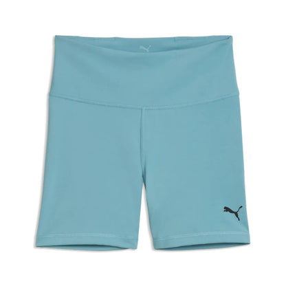 Light blue tight with a Puma logo on a white background
