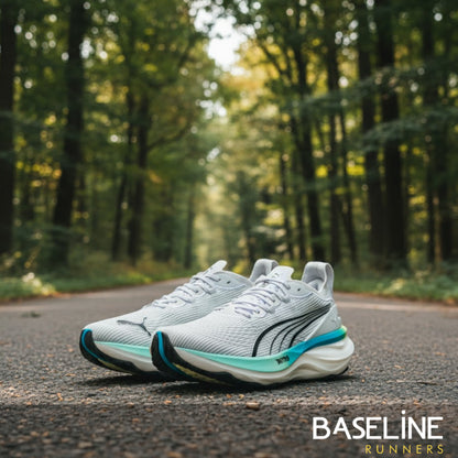 PUMA SHOE FOREVER RUN NITRO 2 MN WHITE/SPEED BLUE (AW25)