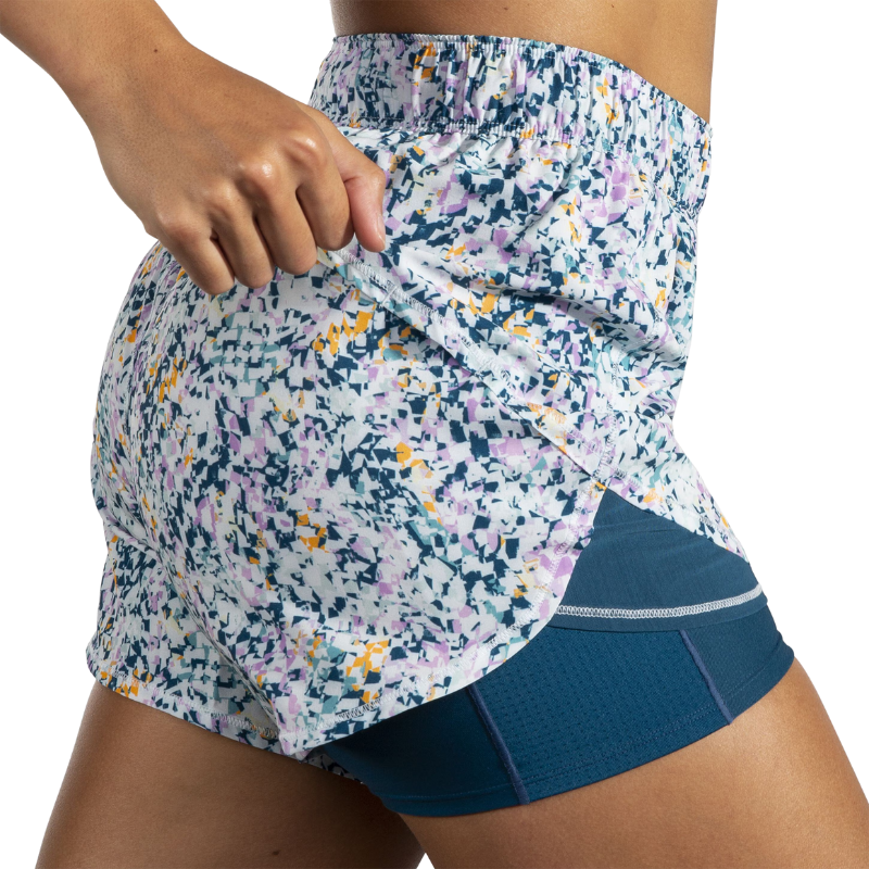 BROOKS SHORT CHASER 5INCH 2IN1 WN