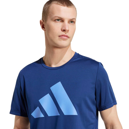 ADIDAS SHIRT TEE RUN IT MN DARK BLUE/BLUE FUSION (AW25)