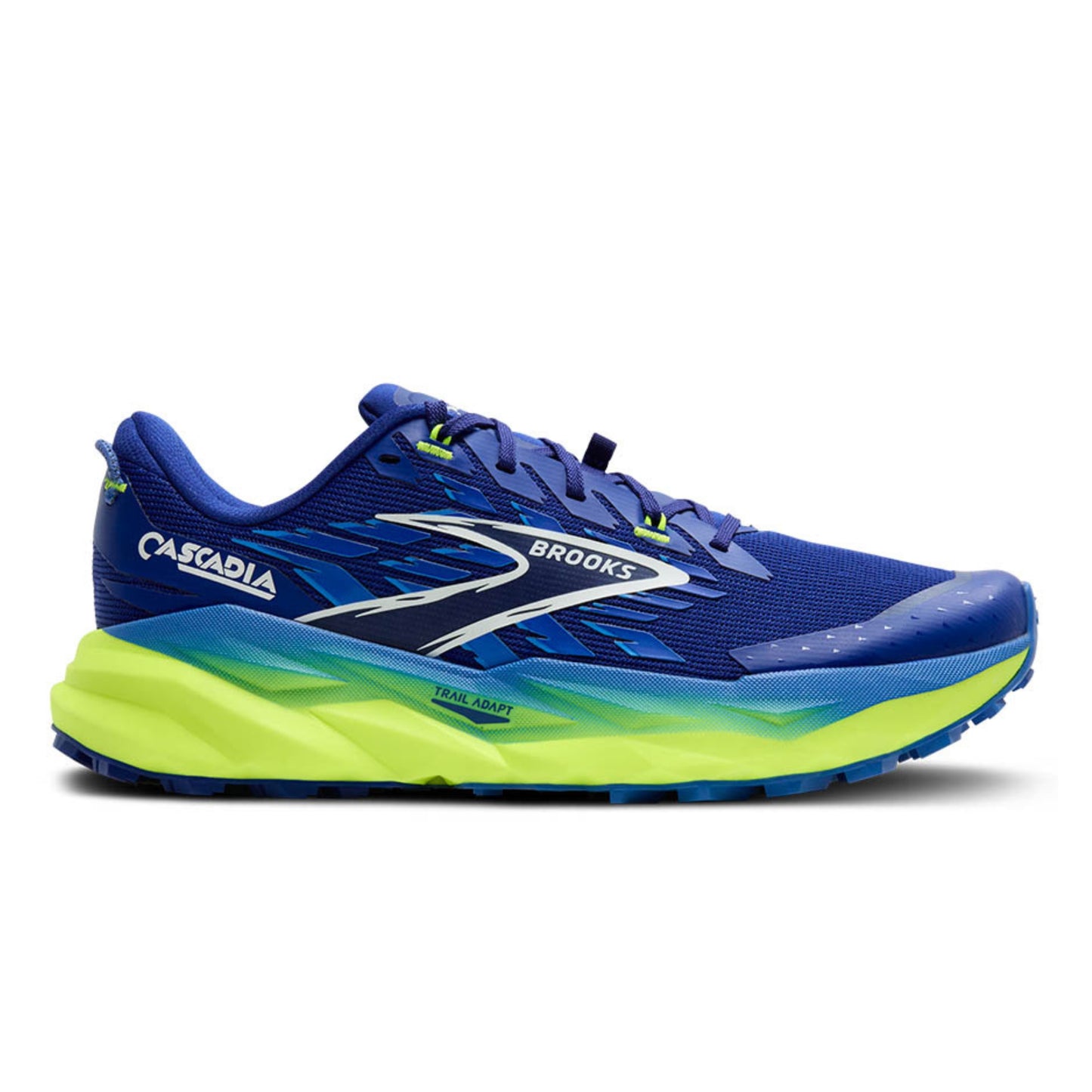 BROOKS SHOE CASCADIA 19 MN SURF THE WEB/NIGHTLIFE/WHITE  (AW25)