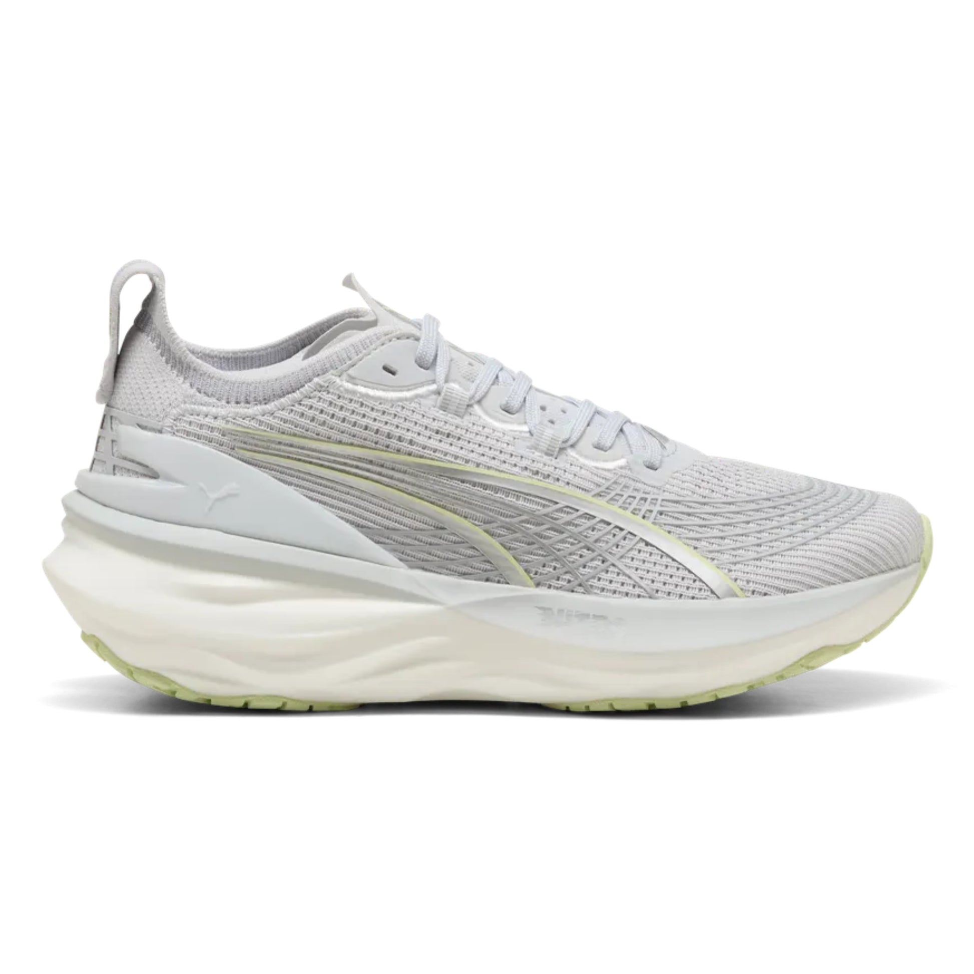 Light Grey Puma running shoe on a white background