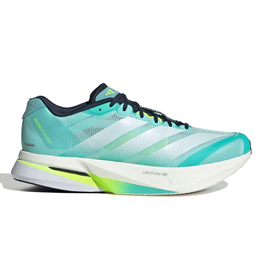 ADIDAS SHOE ADIZERO BOSTON 13 MN  AQUA/WHITE/LUCID LEMON(AW25)