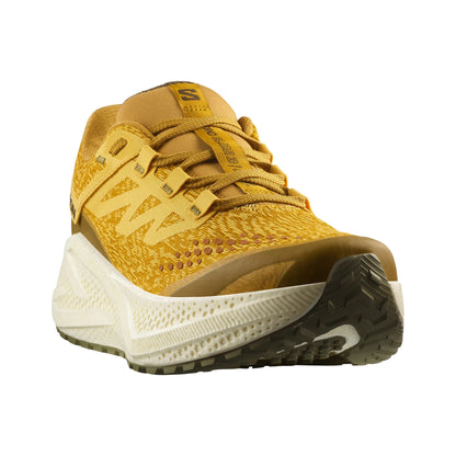 SALOMON SHOE AERO GLIDE 3 GRAVEL MN MUSTARD/VANILLA/GREEN (AW25)