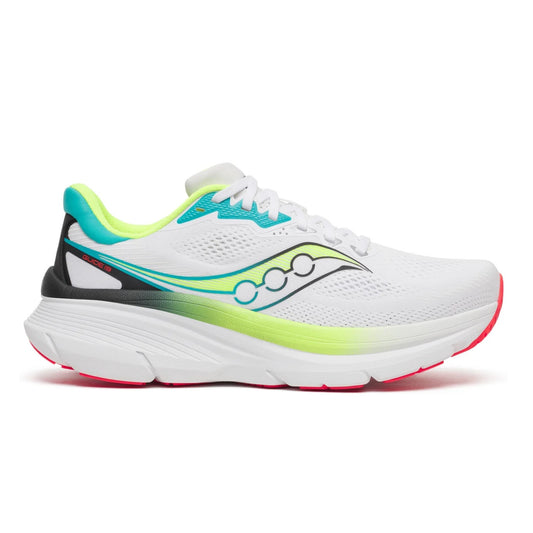 SAUCONY SHOE GUIDE 19 MN WHITE/CITRON (AW26)