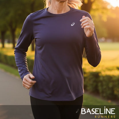 ASICS SHIRT TEE LONG SLEEVE CORE WN INDIGO FOG (AW25)