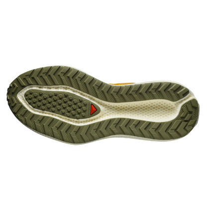 SALOMON SHOE AERO GLIDE 3 GRAVEL MN MUSTARD/VANILLA/GREEN (AW25)