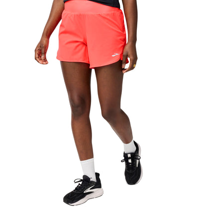 BROOKS SHORT CHASER 5INCH 2.0 WN NEO CAYENNE (AW25)