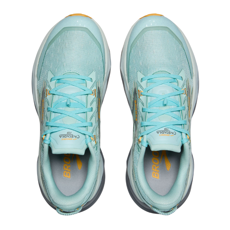 BROOKS SHOE CASCADIA 19 WN CLEARWATER/PRIMER GREY/APRICOT (AW25)