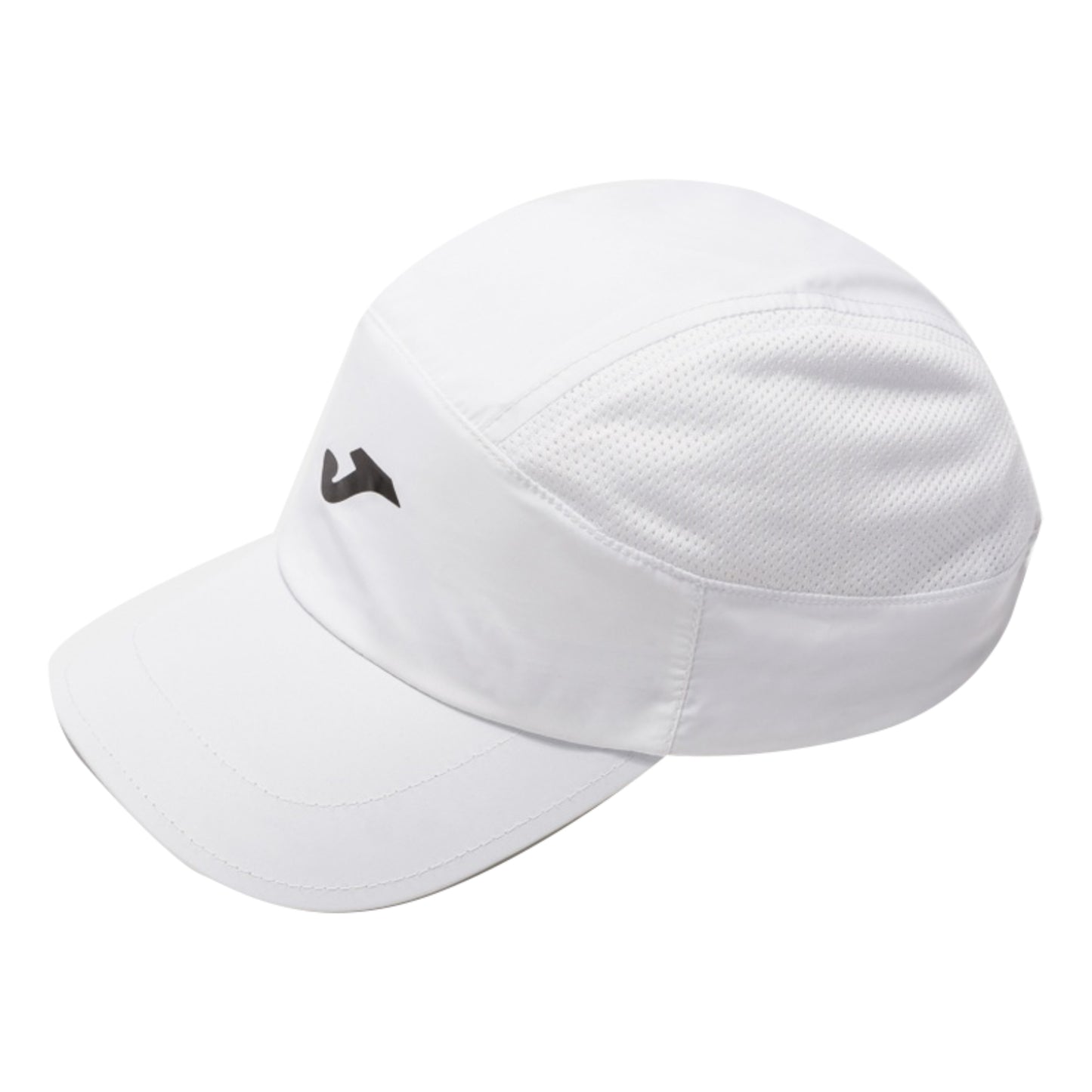 White Joma cap with a black logo on a white background