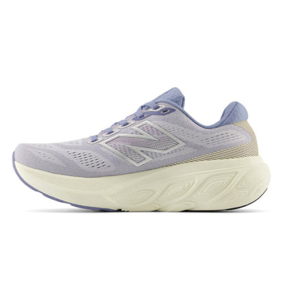 Light purple running shoe with a New Balance logo on a white background