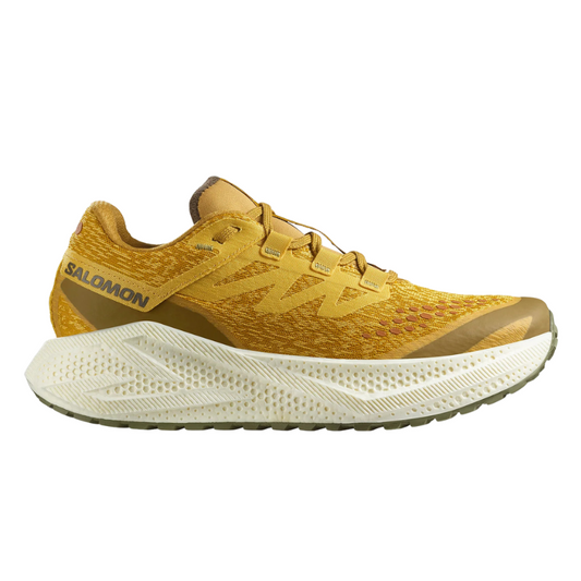 SALOMON SHOE AERO GLIDE 3 GRAVEL MN MUSTARD/VANILLA/GREEN (AW25)