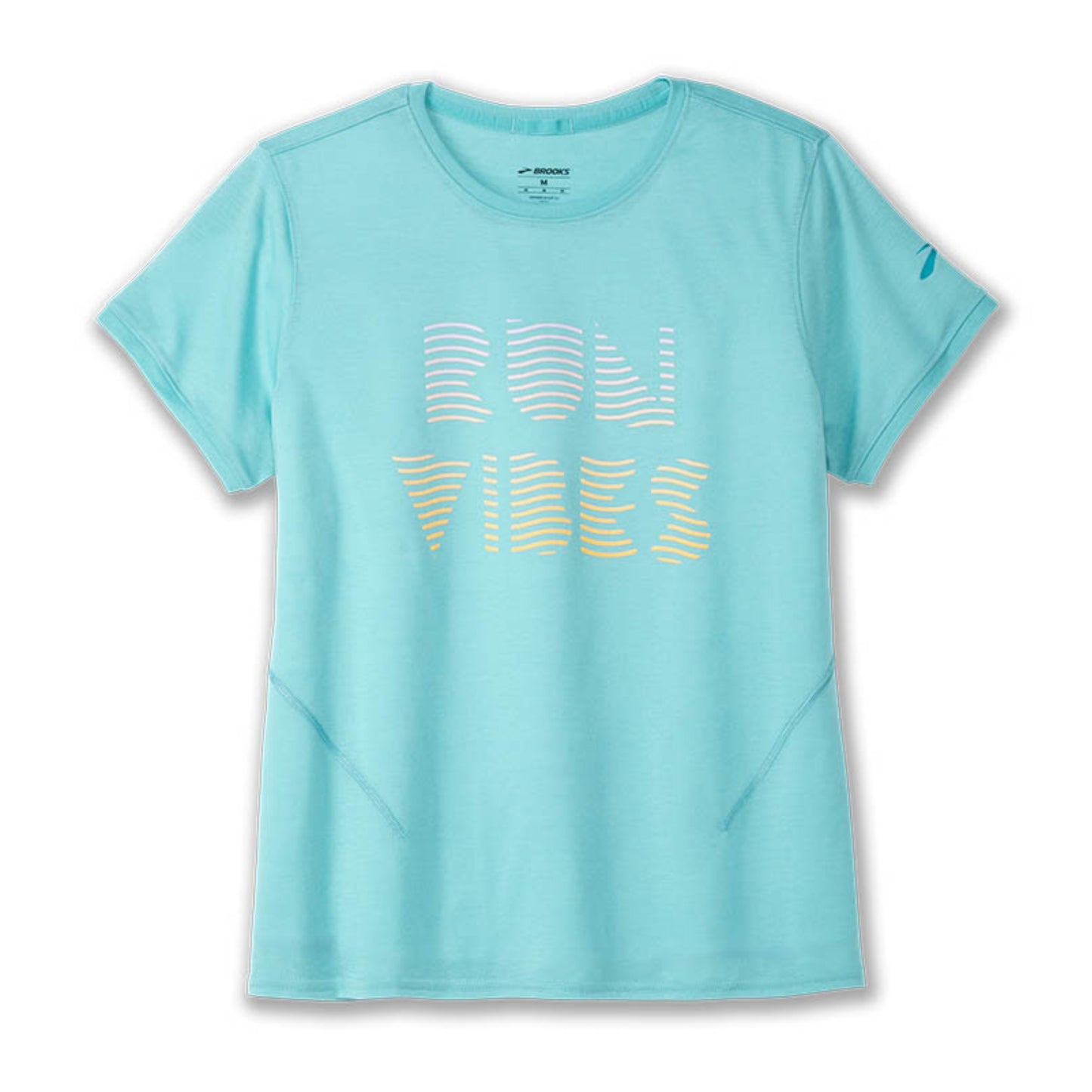 BROOKS SHIRT TEE DISTANCE 3.0 WN AQUA/RUN VIBES (AW25)