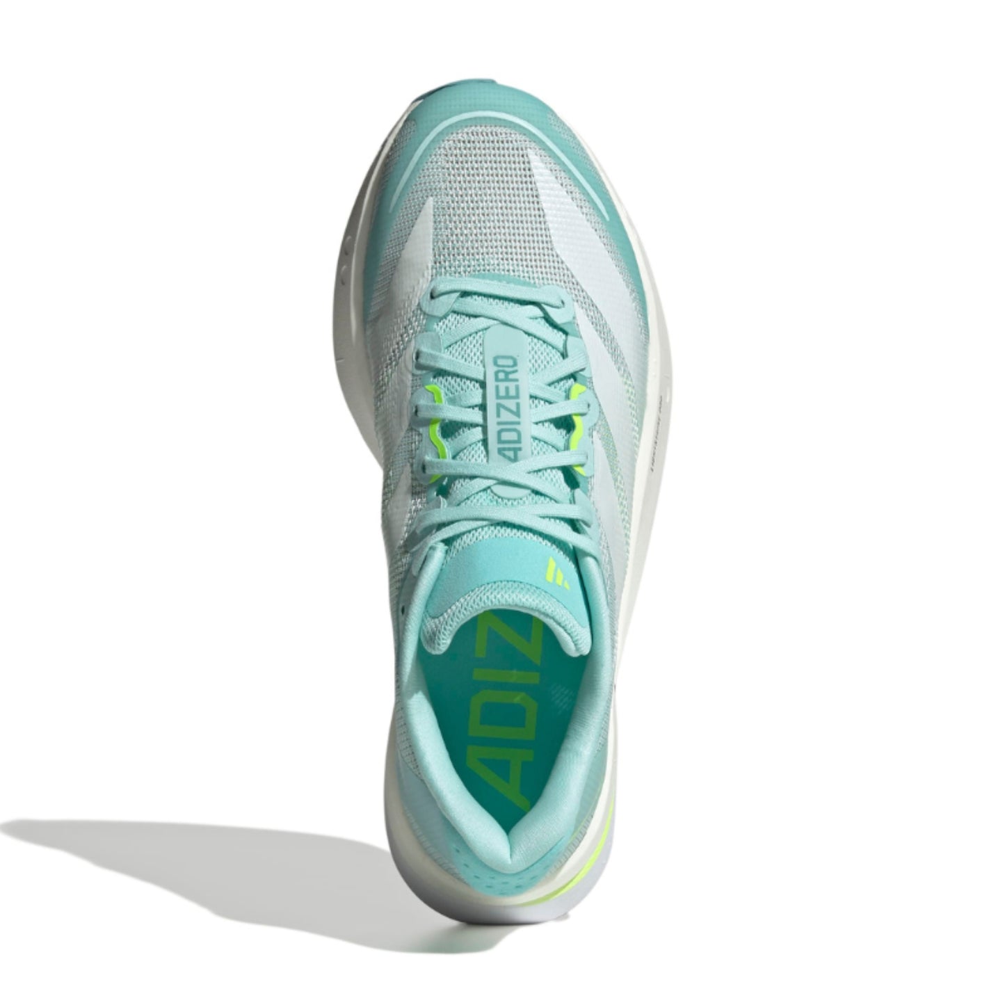 ADIDAS SHOE ADIZERO BOSTON 13 WN AQUA/METALLIC/LUCID LEMON (AW25)