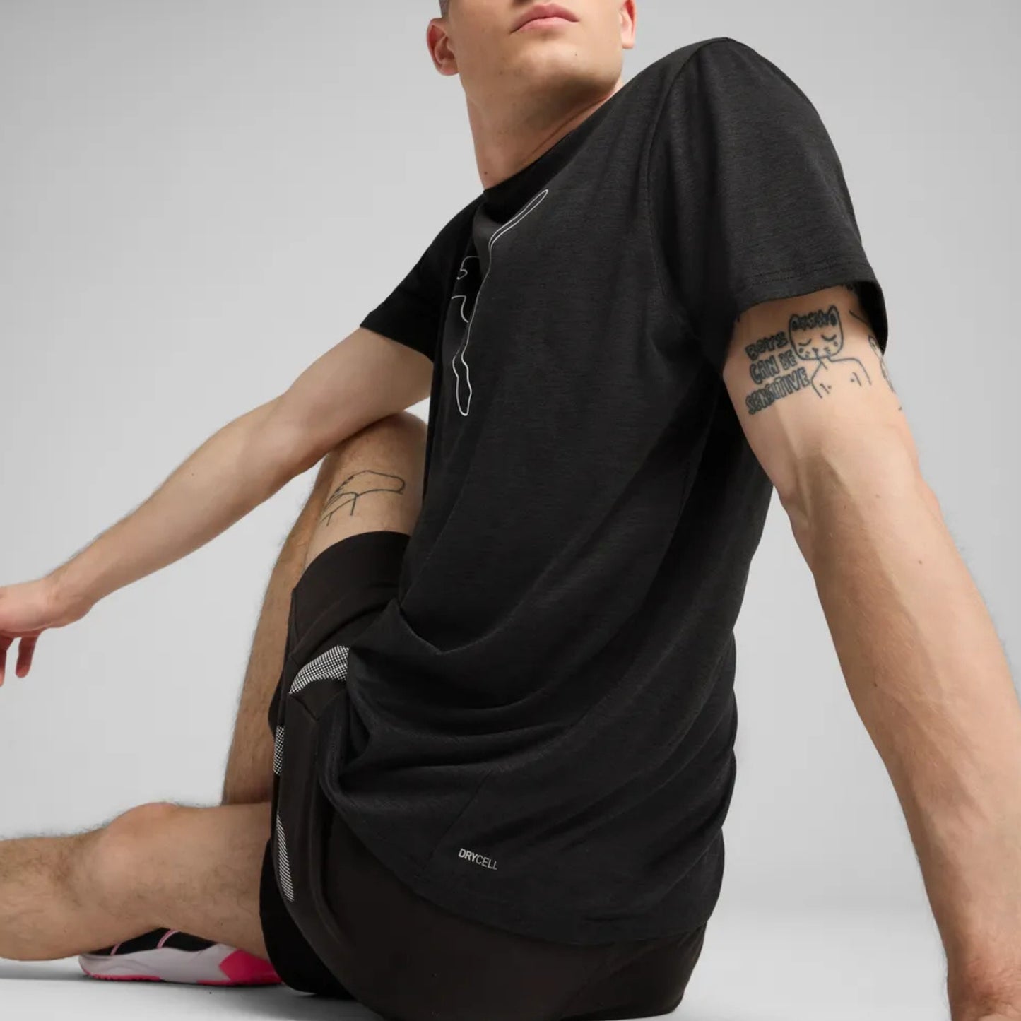 PUMA SHIRT TEE TAD ESSENTIAL HEATHER MN (SS25)