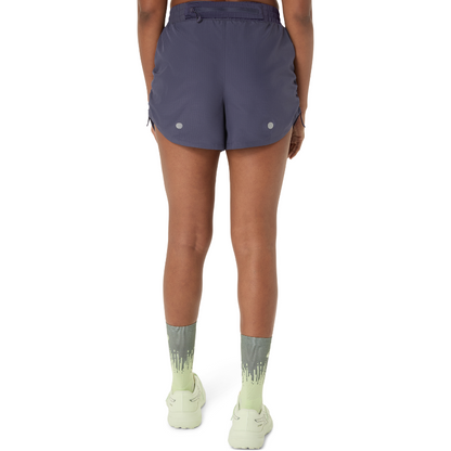 ASICS SHORT NAGINO RUN ADJUSTABLE 4 INCH WN INDIGO FOG (AW25)
