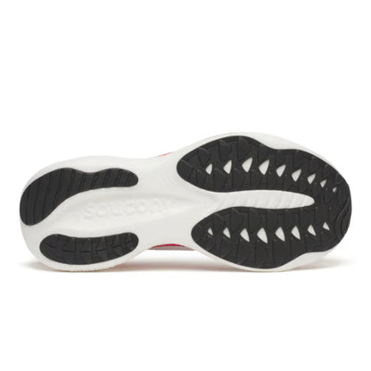 SAUCONY SHOE RIDE 19 MN WHITE/CRIMSON (SS26)