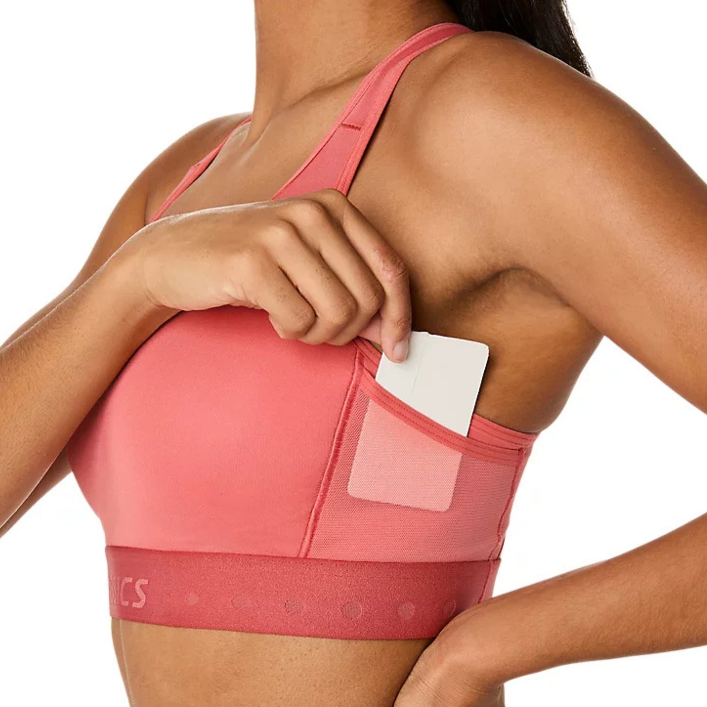 ASICS BRA ROAD COMPRESSION WN DARK PINK CLAY (AW25)