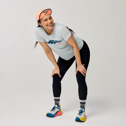 BROOKS SHIRT TEE DISTANCE 3.0 WN BIT OF BLUE/OUT OF RANGE (AW25)