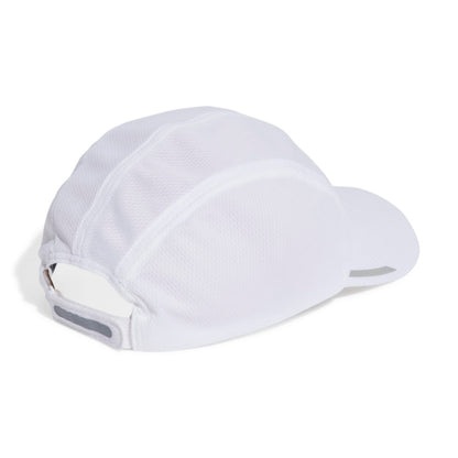 ADIDAS CAP RUNNING AEROREADY FOUR-PANEL MESH WHITE/SILVER (AW25)