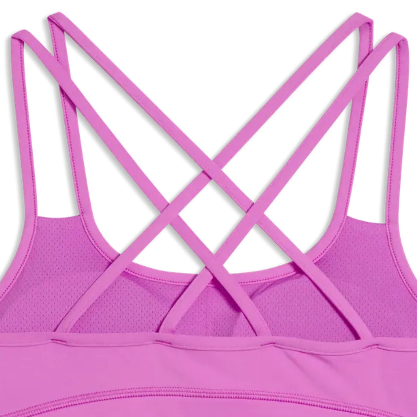 Pink Puma Strappy Bra on a white background