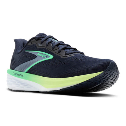 BROOKS SHOE LAUNCH 12 MN NAVY/WHITE/GREEN (AW26)