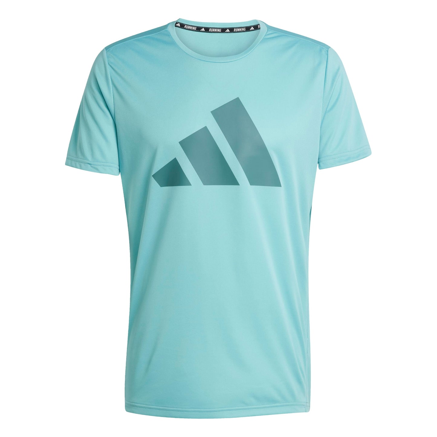 An Adidas running mint shirt