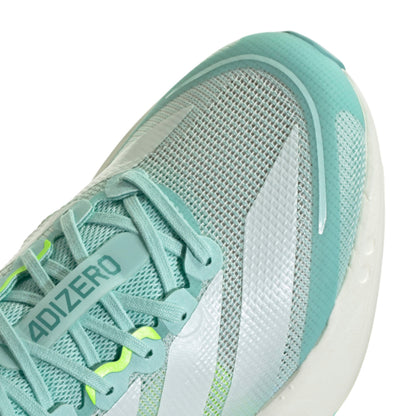 ADIDAS SHOE ADIZERO BOSTON 13 WN AQUA/METALLIC/LUCID LEMON (AW25)