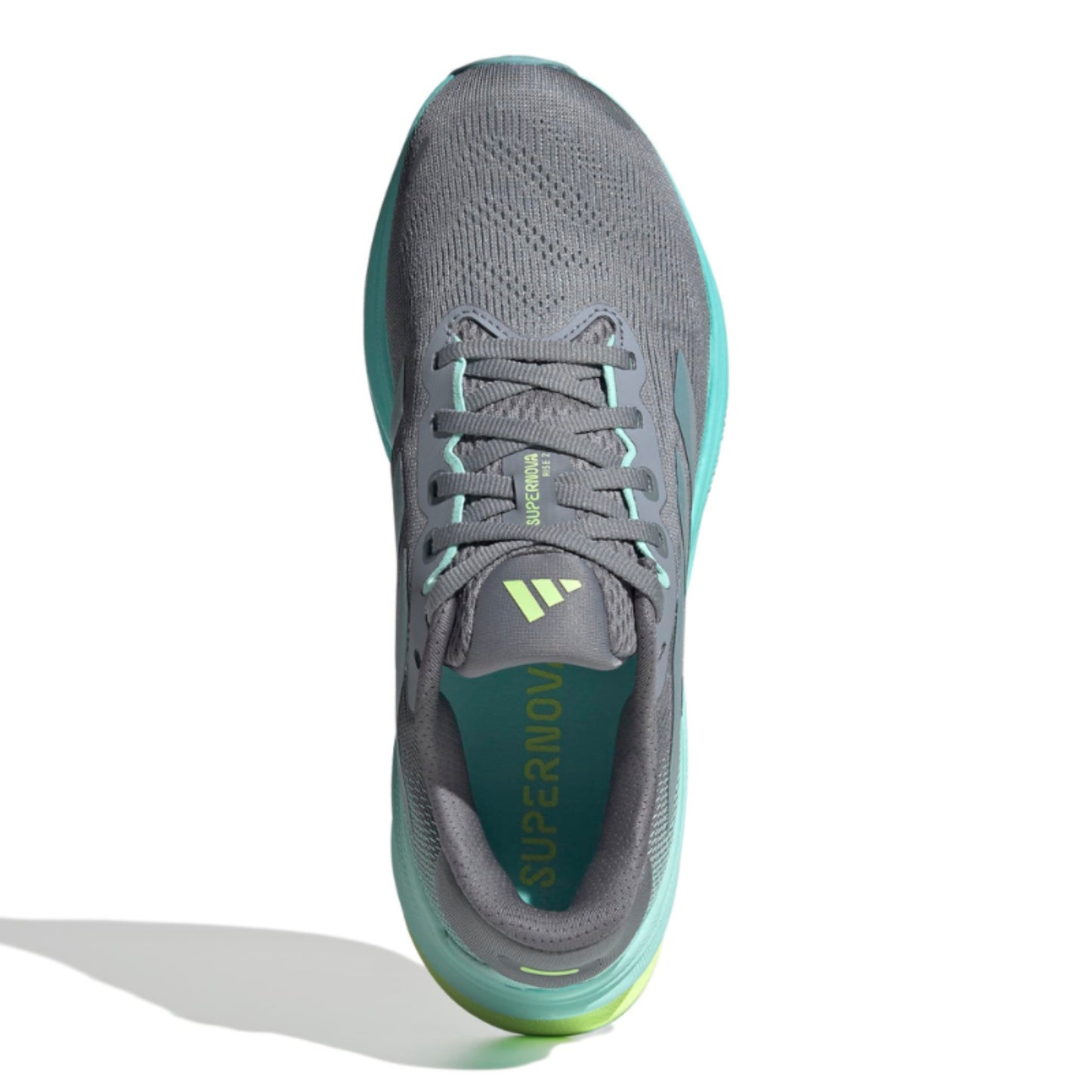 ADIDAS SHOE SUPERNOVA RISE 2 WN GREY/METALLIC/FLASH AQUA (AW25)