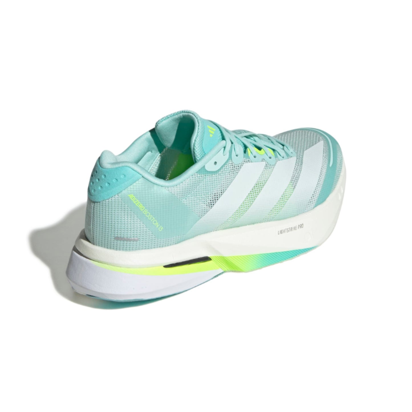 ADIDAS SHOE ADIZERO BOSTON 13 WN AQUA/METALLIC/LUCID LEMON (AW25)