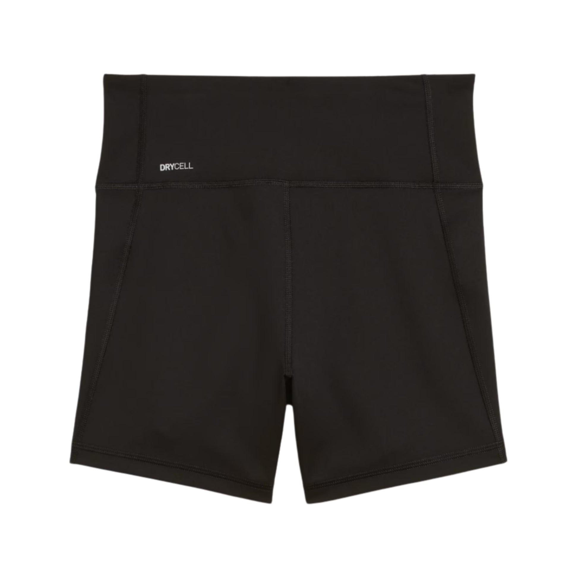 Black Puma tights with 'DryCell' logo on a white background