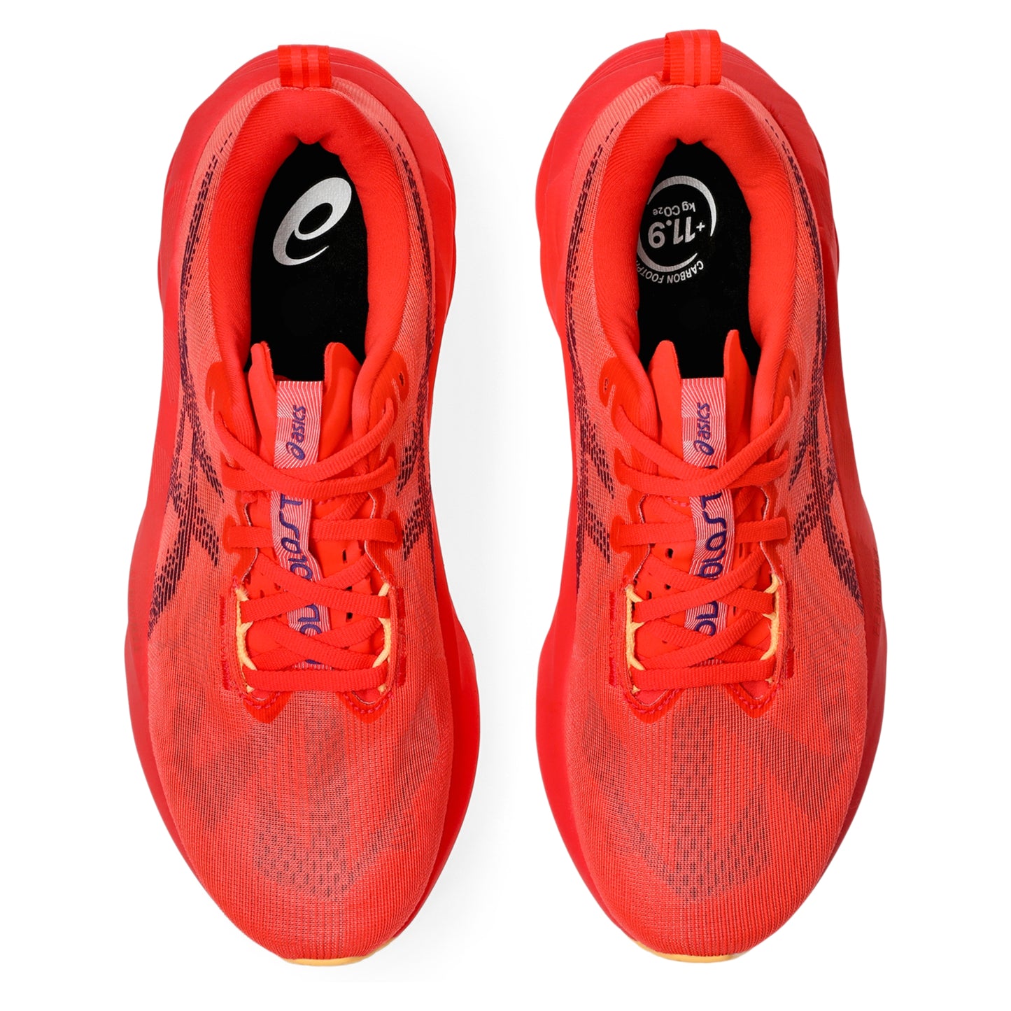 ASICS SHOE NOVABLAST 5 MN FLASH RED/EDO PURPLE (AW25)