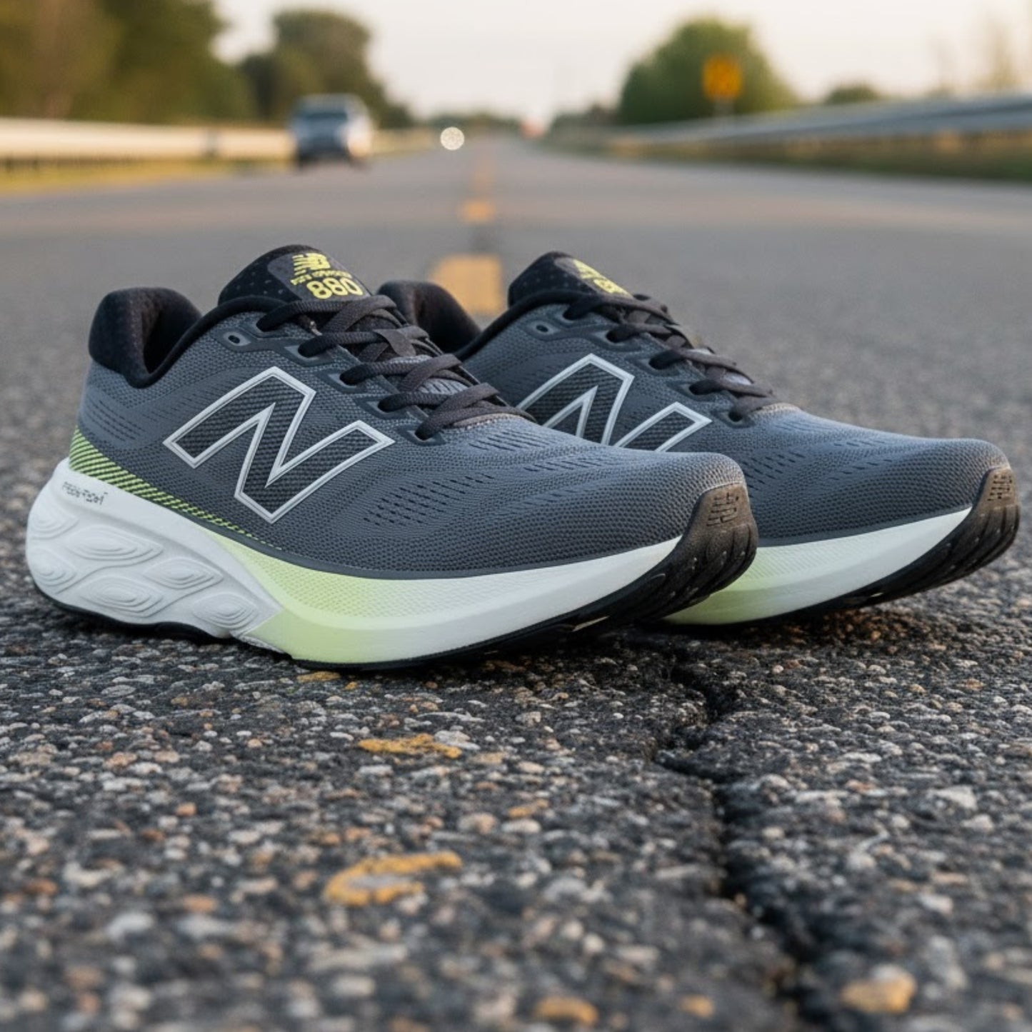NEW BALANCE SHOE FRESH FOAM X 880v15 MN  SHORELINE BLUE/BLACK/GREY (AW25)