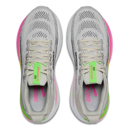 BROOKS SHOE ADRENALINE GTS 25 WN OYSTER/PINK/GREEN (SS26)