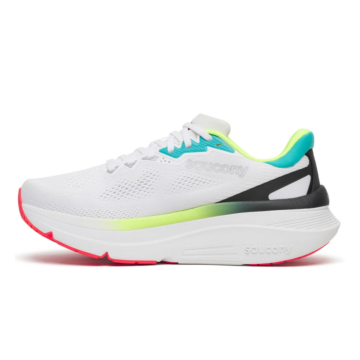 SAUCONY SHOE GUIDE 19 MN WHITE/CITRON (AW26)
