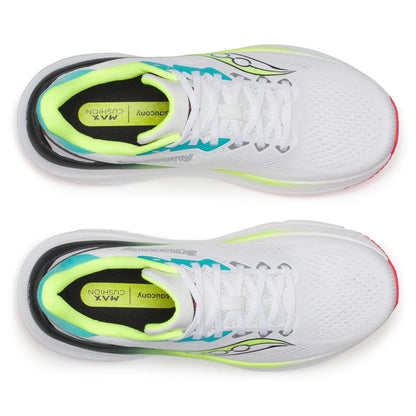 SAUCONY SHOE GUIDE 19 MN WHITE/CITRON (AW26)